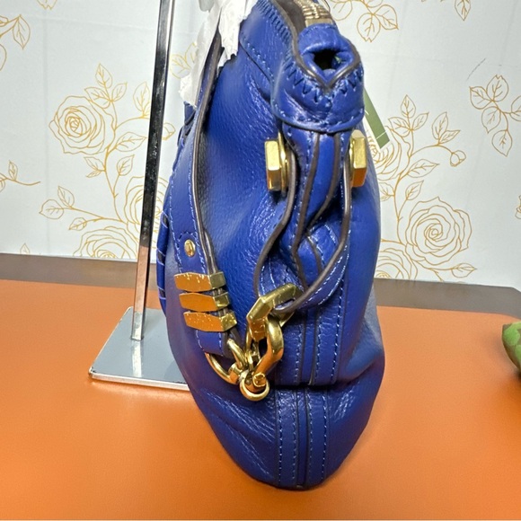 🔵 NWT orYany Royal Blue Leather Satchel Bag - Beautiful Firm Price - Picture 6 of 16